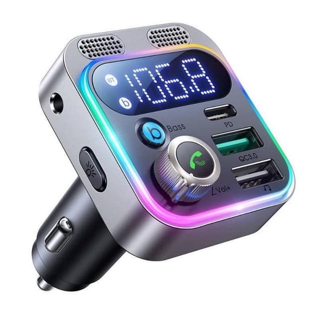 Joyroom - Car Wireless FM Transmitter (JR-CCB01) - 81W - Black