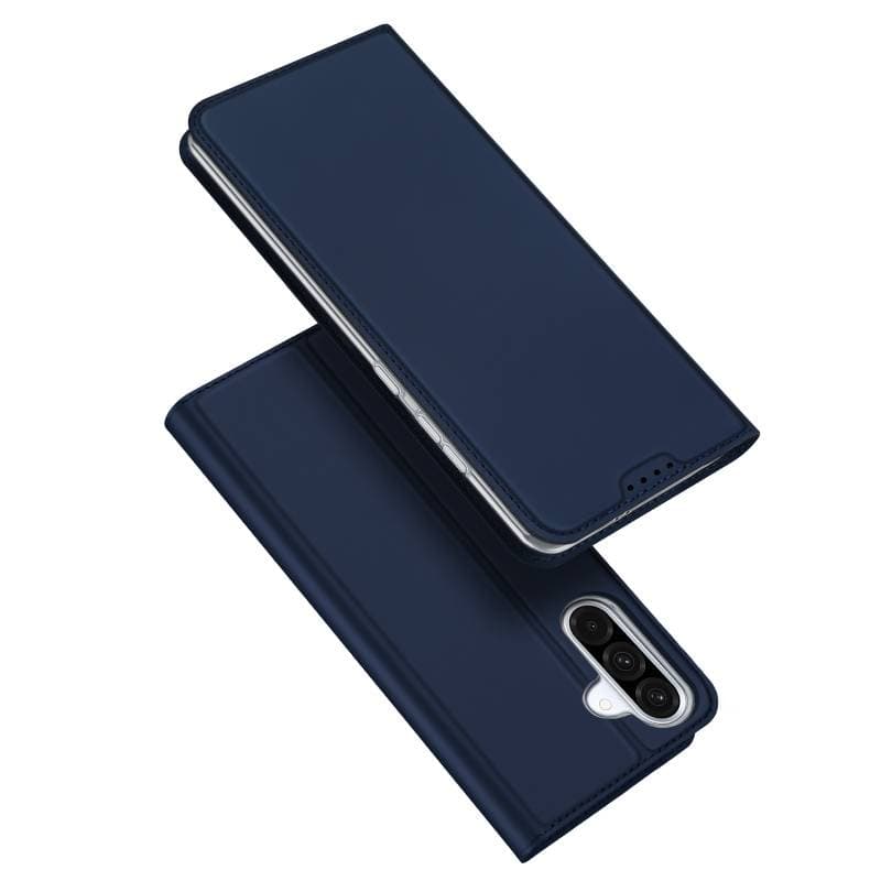 Dux Ducis - Galaxy S23 FE - Skin Pro Series Flip Case, imitation leather, blue