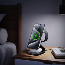 DUZZONA - W21 Qi2 Chargeur magnétique sans fil 3 en 1, noir – Bild 6