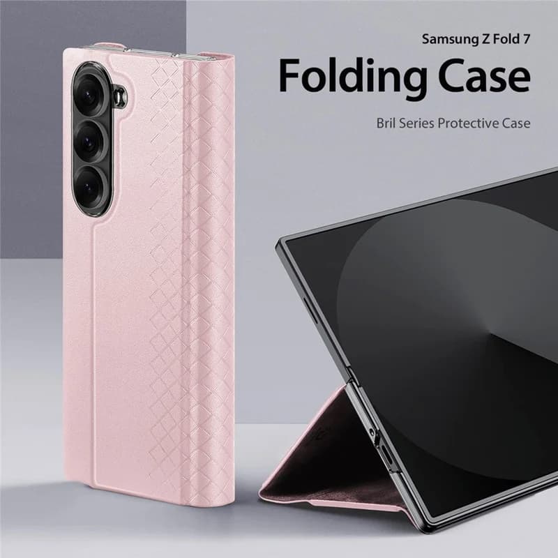 Samsung Galaxy Z Fold 7 - Dux Ducis Bril Series mit Stifthalter, pink – 3
