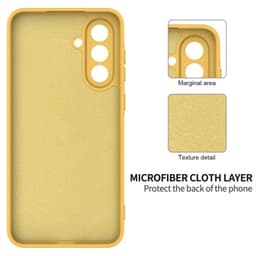 Samsung Galaxy A17 5G - Housse de protection en silicone, jaune – Bild 6