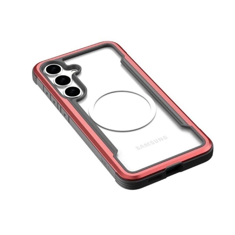 Samsung Galaxy S25 Plus - Raptic Defence SHIELD con funzione Magsafe, rosso – 3