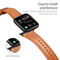 Apple Watch - DUX Business Strap (42mm/44mm/45mm/46mm(10.Gen)/49mm), Braun – Bild 6