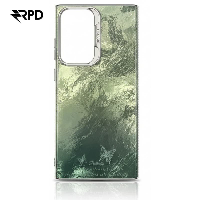 Samsung Galaxy S23 Ultra - Iridescent Inspire - Custodia a specchio verde