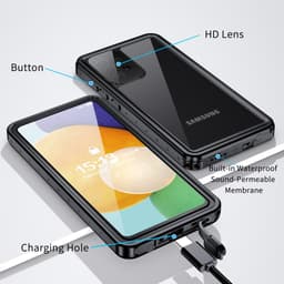 Samsung Galaxy A52/A52s - Redpepper IP68 Wasserdichtes Outdoor Case, schwarz – Bild 8