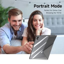Samsung Galaxy Tab S11 Ultra - Serie Dux Ducis Domo, custodia flip stand-up, grigio – Bild 4
