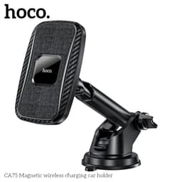 Hoco CA75 Supporto magnetico di ricarica wireless per auto, nero – Bild 1