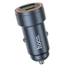HOCO High Power PD30W + QC3.0 Fast Charging Alliage d'aluminium Dual Port Mini chargeur de voiture Set (Z57A) – Bild 1