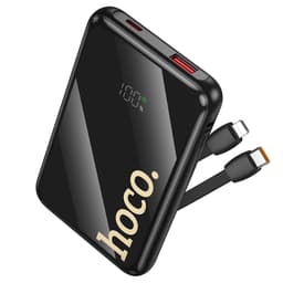 Hoco - Q37 Graceful Powerbank 10000mAh con 22,5W+PD20W e 1 cavo Lightning + 1 cavo USB-C, nero – Bild 6