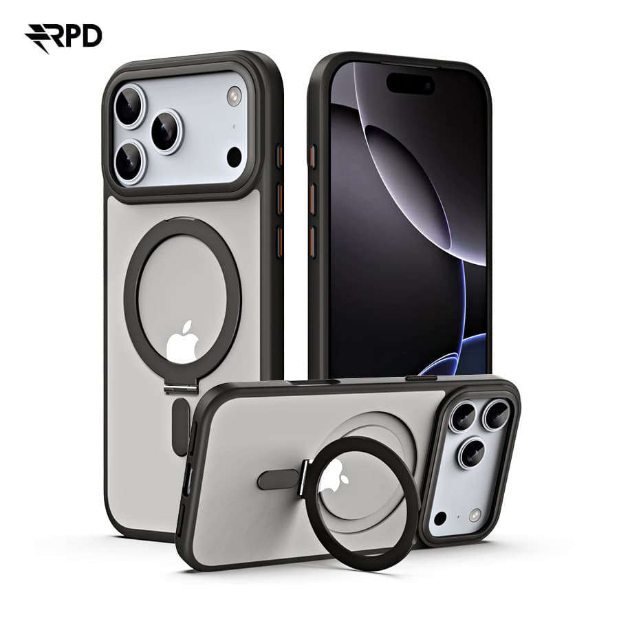 iPhone 17 Pro Max - Magsafe Stand Case black matt
