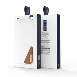 Samsung Galaxy S25 Ultra - Custodia Flip DUX Hivo Series, marrone, ecopelle – Bild 7