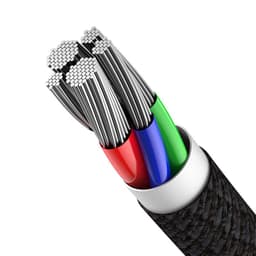 Baseus - Cavo di ricarica rapida ad alta densità da Tipo-C a iP PD, 20W 2m, nero (CATLGD-A01) – Bild 5
