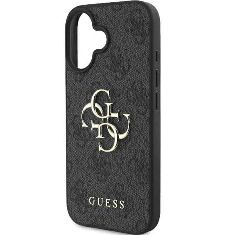 iPhone 16 - Guess Metal Logo Case Schwarz – 4