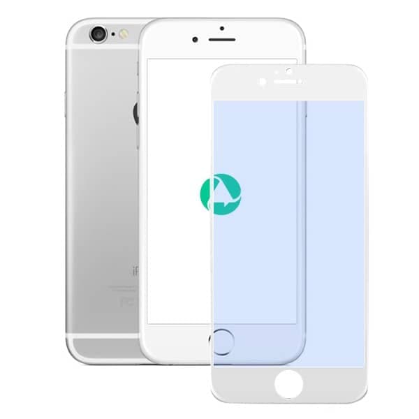 iPhone 6 / 6S blanc - verre trempé / verre blindé - 3D blanc