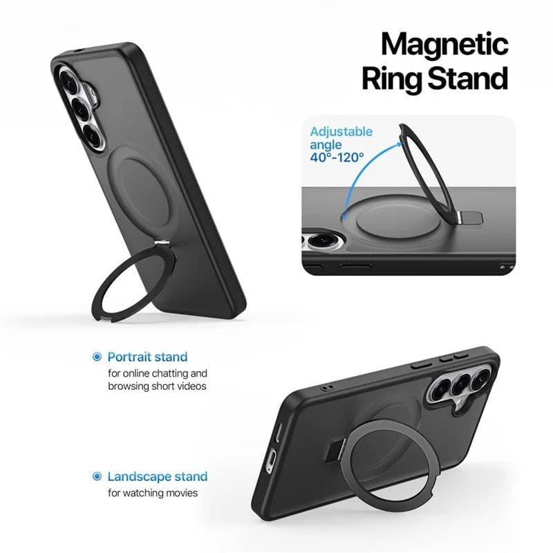 Samsung Galaxy S26 - Dux Ducis Yind Series with Magsafe and stand function, black – 4