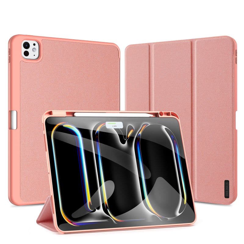 Apple iPad 7/8/9 10.2 - Dux Ducis Domo Series, aufstellbares Flip-Etui, pink