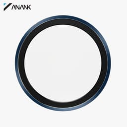 ANANK iPhone 17 Pro / 17 Pro Max - Verre blindé pour caméra arrière - matériau Safir avec certificat GIA, bleu – Bild 1