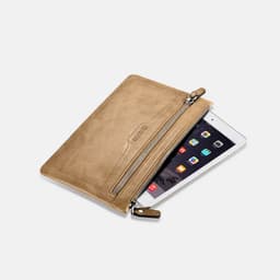iPad Mini 4 - Custodia con cerniera in pelle iCarer - Marrone (IB013-80755-3 BN) – Bild 2
