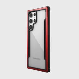 Samsung Galaxy S22 Ultra - Raptic/X-Doria Defense Shield Case mit rot Rahmen – Bild 1
