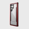 Samsung Galaxy S22 Ultra - Raptic/X-Doria Defense Shield Case mit rot Rahmen
