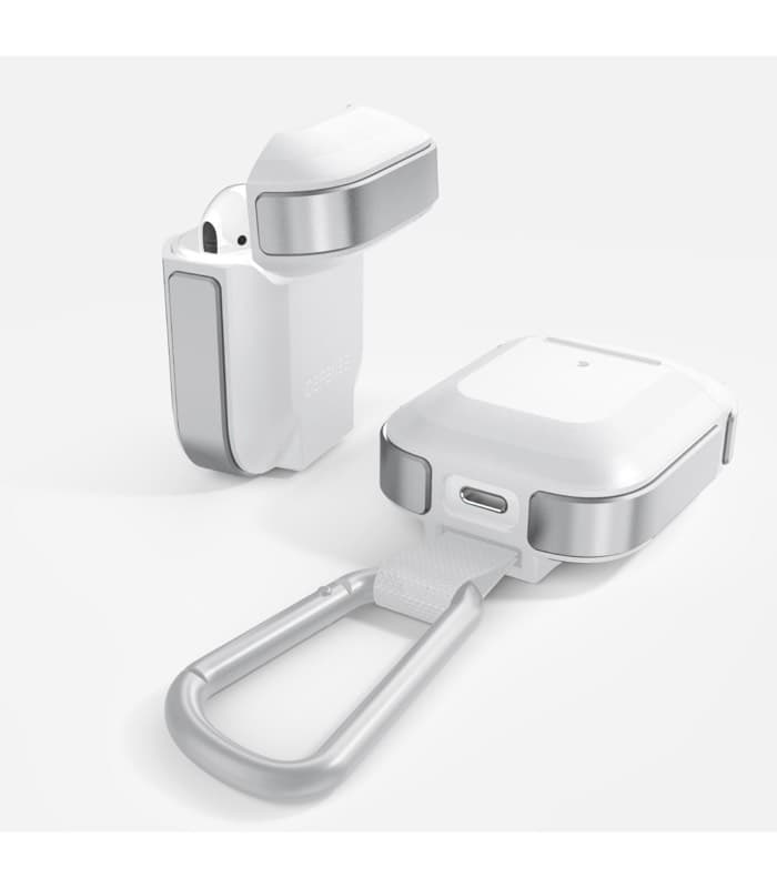 Raptic - Airpods 1st Gen/2nd Gen Trek Defense Outdoor Case, white – 2