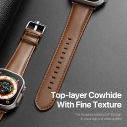 Apple Watch - DUX YS Version Strap (42mm/44mm/45mm/46mm(10.Gen)/49mm) Marron – Bild 5