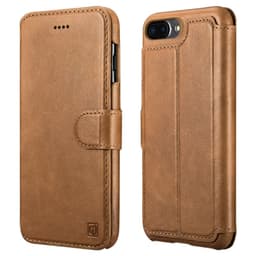 iPhone 7+/8+ iCarer Detachable PU Leather Wallet Case brown – Bild 1