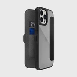 iPhone 14 Pro - Raptic/X-Doria Urban Folio - Outdoor Flip Case, Black – Bild 2
