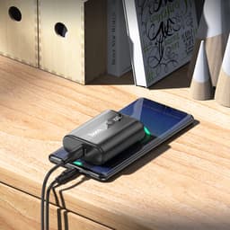 Hoco - Q3 Pro Powerbank 10000mAh, 22.5W+PD20W, black, compatible with smartphones and tablets, black – Bild 9