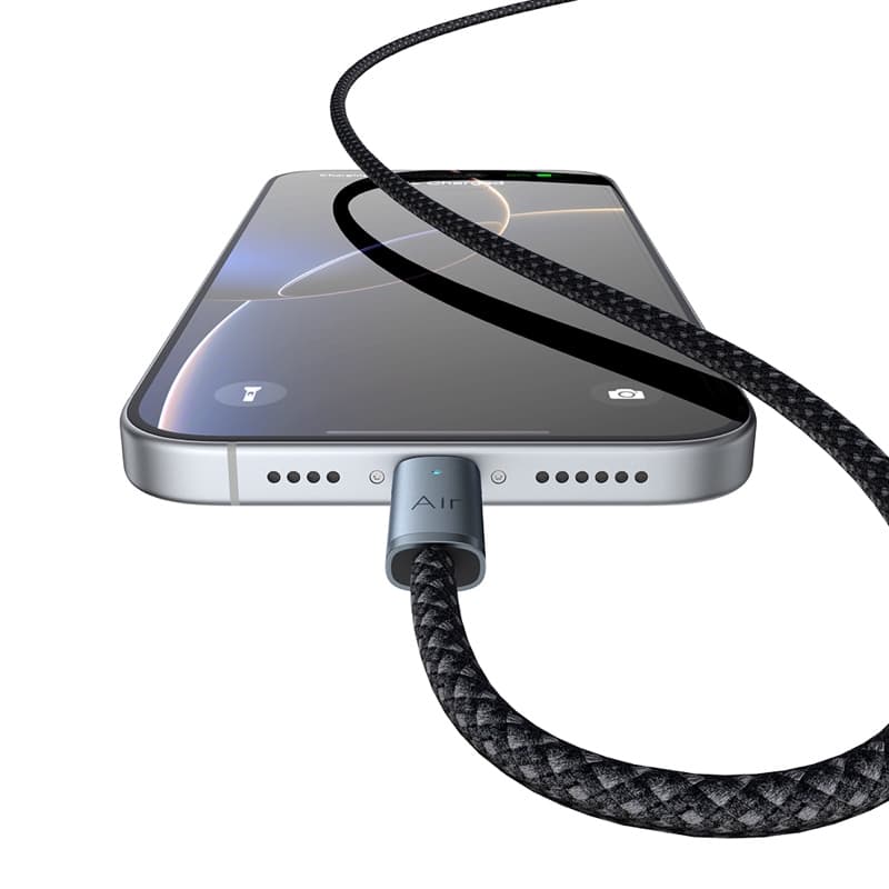 McDodo - Cab Luma, 36W USB-C vers Lightning Air câble, 1.2m noir – 3