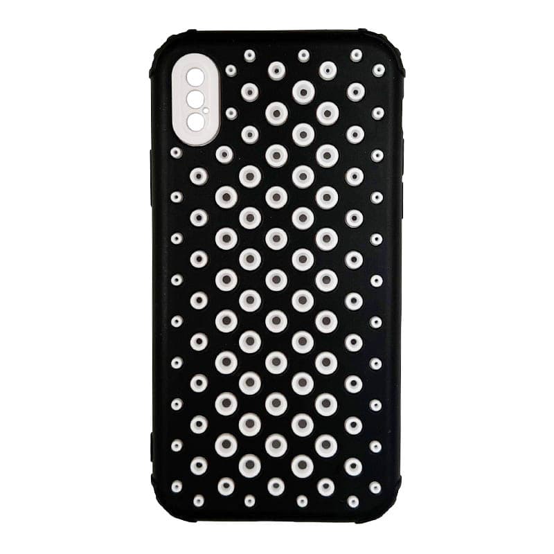 iPhone X/XS - Perforated Case Black