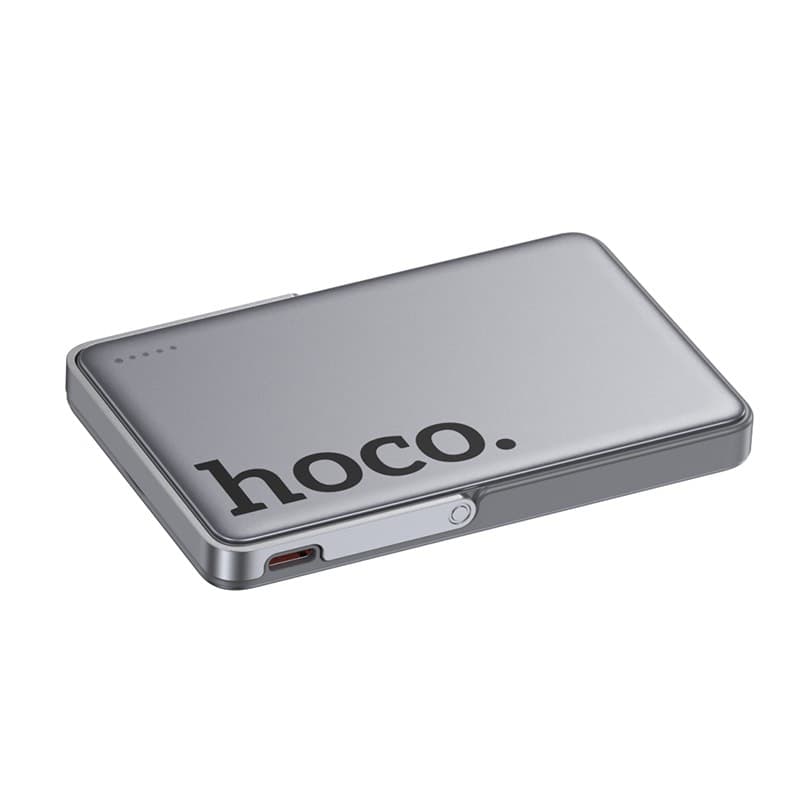 Hoco - Q36 Sunlight PD20W power bank magnetic suction+holder(5000mAh), dark gray – 2