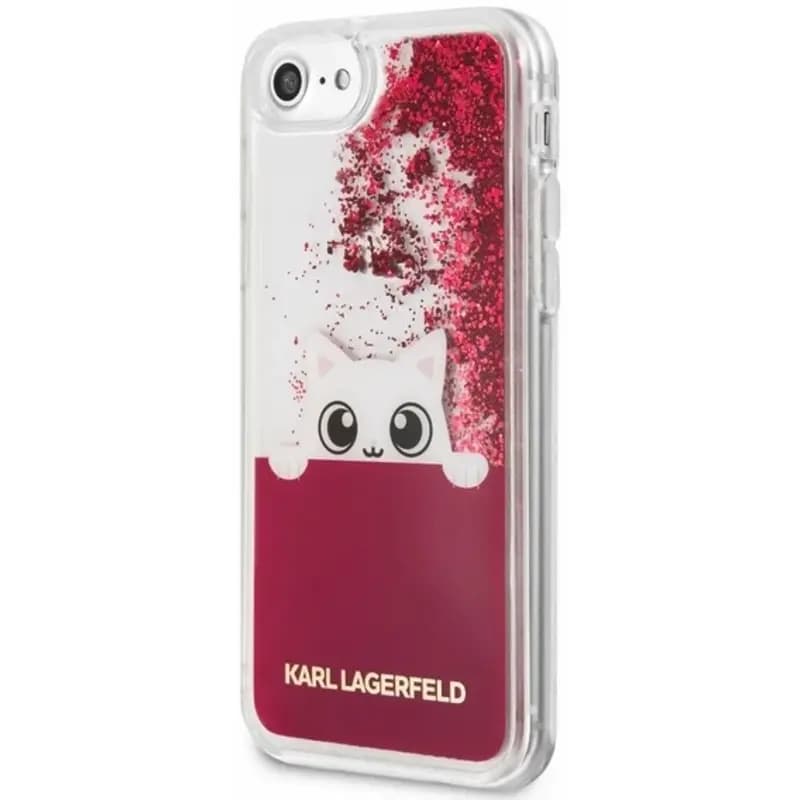 iPhone 8 / iPhone 7 / iPhone 6S / iPhone 6 - Karl Lagerfeld, Hülle, Pink
