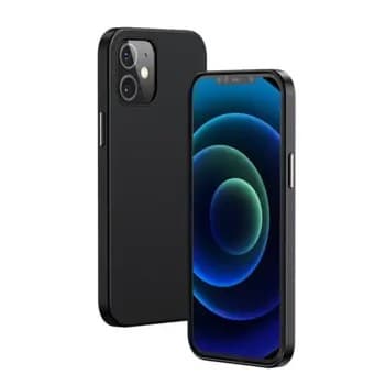 iPhone 12 Mini - Étui en similicuir Baseus, noir – 3