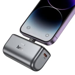 Hoco - Q31 Ingenious PD20W Powerbank, 5000mAh, connettore Lightning, portatile, nero – Bild 1