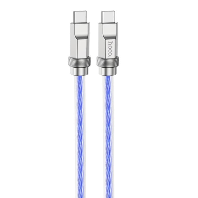 Hoco - U113 Fast Charging 100W USB-C auf C 1M Blau – 2