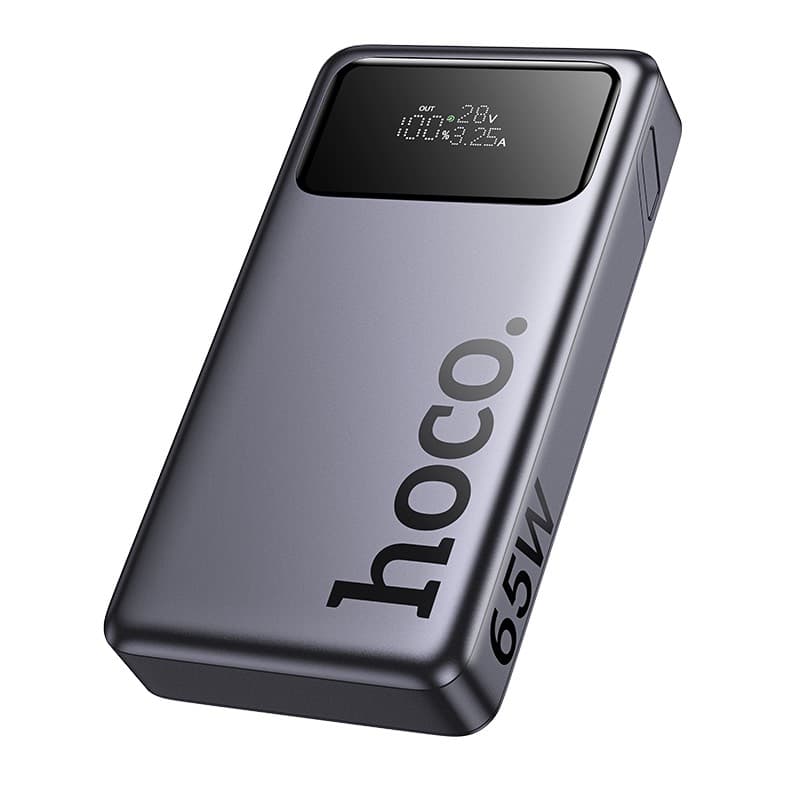 Hoco Q40 Leader PD65W Powerbank con display digitale, 25000mAh, grigio scuro