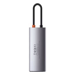 Baseus - Serie Metal Gleam - Docking station HUB Type-C multifunzione 5 in 1, grigio (CAHUB-CX0G) – Bild 3