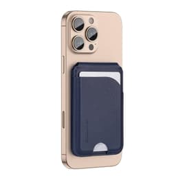 iPhone 12/13/14/15/16 Series . Dux Ducis Magnetic Leather Wallet Stand with MagSafe, blau – Bild 6