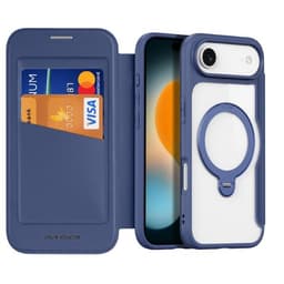 iPhone Air - DUX Ducis Skin X Pro Series Flip Case, custodie (fronte e retro), blu con MagStand – Bild 2