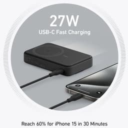 Anker A1654 P11 15W, Magsafe Kabellose Powerbank (MagGo), 10000mAh, schwarz – Bild 8