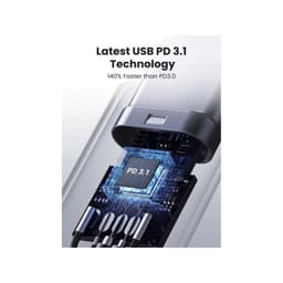 UGREEN - USB-C to USB-C 240W Fast Charging Gewobenes Kabel, US535 2m, Space Gray – Bild 9