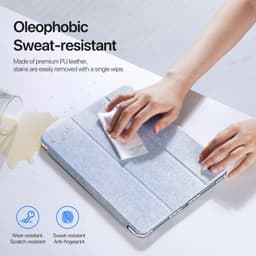 iPad Air 13 (2024) iPad Pro 12.9 (2018/20/21/22) -Dux Ducis Unid Series, étui à rabat relevable, bleu – Bild 3