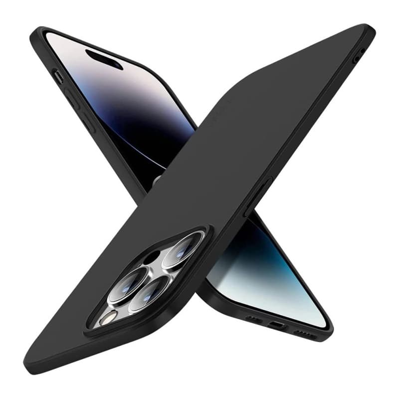 Apple iPhone 16 - X-Level Guardian Backcase aus TPU, ultra dünn & flexibel, Kameraschutz, Schwarz
