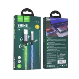 HOCO Shine charging cable USB-C to USB (U112) green/blue – Bild 2
