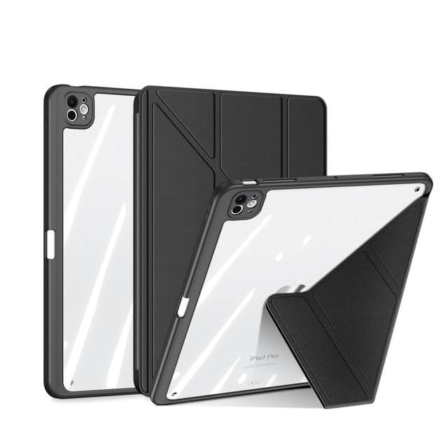 iPad Air 13 (2024/2025) / iPad Pro 12.9 (2020/21/22) - Serie Dux Ducis Magi, custodia flip, nero