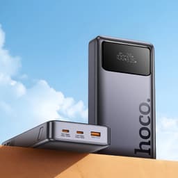 Hoco - Q40 Leader PD65W Powerbank mit digitalem Display, 25000mAh, dunkelgrau – Bild 6