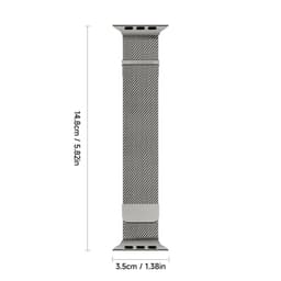 Apple Watch - Cinturino DUX Milanese Versione Pro - 42mm/44mm/45mm/46mm(10.Gen)/49mm, Grigio scuro – Bild 6