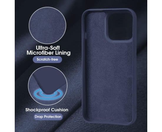 Samsung Galaxy A26 - X-Level Silicone membrane case, dark blue – 3