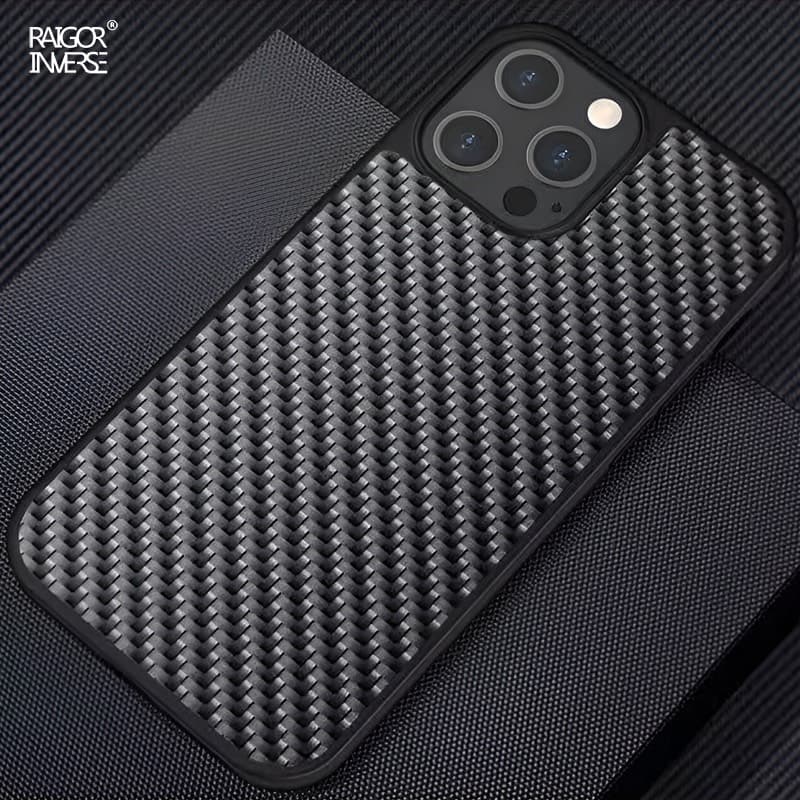 Apple iPhone 16 Pro Max - Custodia Raigor Serie Scott Nero Carbonio – 2